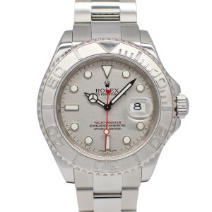 【名古屋】ロレックス ヨットマスター ロレジウム 16622 Y番 シルバー SS PT 自動巻き メンズ 保証書付き