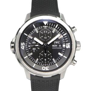 【名古屋】IWC アクアタイマー クロノグラフ IW376803 SS ラバー ブラック 自動巻 ダ...