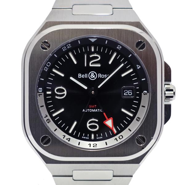 【栄】仕上済 国内正規 BELL&amp;ROSS ベル＆ロス BR05 GMT BR05G-BL-ST/S...