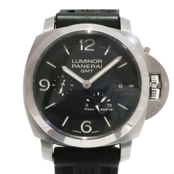 【天白】パネライ ルミノール 1950 3デイズ GMT PAM00321 腕時計 自動巻き ブラッ...
