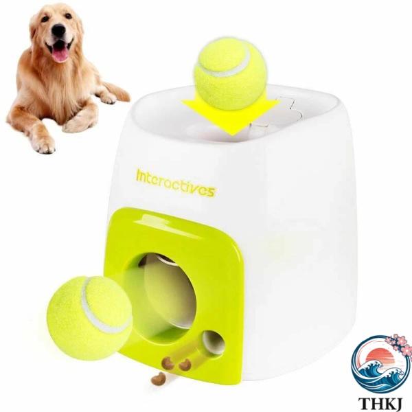 犬 ボール おもちゃ 自動ボールマシン インテリジェンステニスフード報酬機 インタラクティブ ペット...