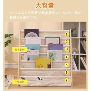 絵本ラック キッズ 赤ちゃん L字型 スリム ...の詳細画像3