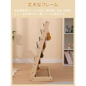 絵本ラック キッズ 赤ちゃん L字型 スリム ...の詳細画像5