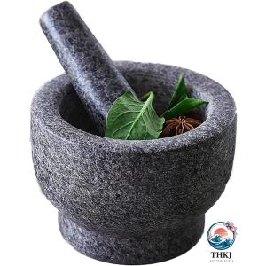 石臼セット 天然花崗岩 スパイス 石臼 小型 ...の詳細画像1