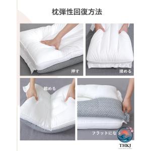 首が痛くならない 人気 まくら 安眠枕 二層構...の詳細画像4