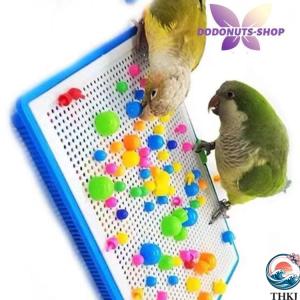 鳥のおもちゃ 小鳥 インコ プラスチック オカ...の詳細画像1
