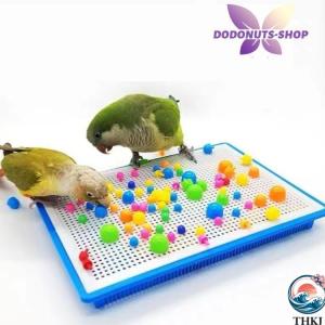 鳥のおもちゃ 小鳥 インコ プラスチック オカ...の詳細画像2