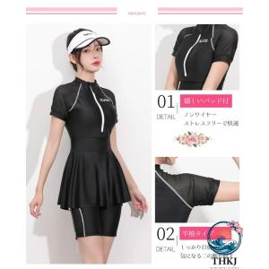 フィットネス水着 レディース セパレート 2 ...の詳細画像3