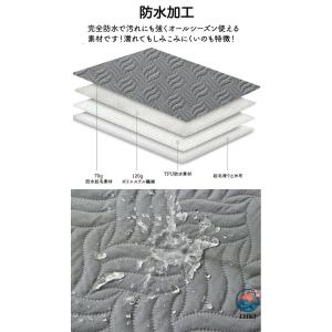 ベッドカバー 防水 ベッドスプレッド マットレ...の詳細画像2