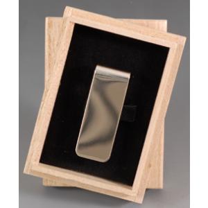 銀製品マネークリップ「プレーン」