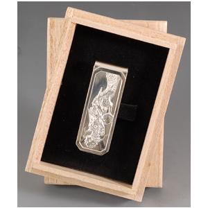 銀製品マネークリップ「龍」 : 銀食器・銀製器の老舗上田銀器工芸