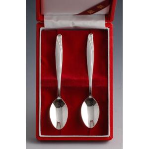 銀食器カトラリー「ウェーブ」2本セット・銀製品・