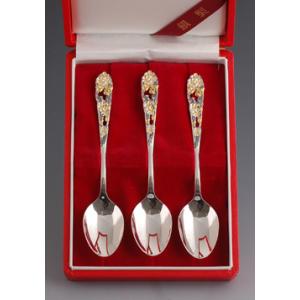 銀食器カトラリー「桜」スプーン3本セット・銀製品・