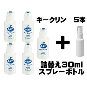 ◆鍵盤クリーナー+除菌◆キークリン５本＋詰替えスプレーボトル付