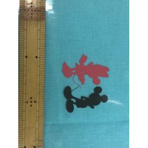 テーブルクロス ミッキーフレンズ柄ビニール 透...の詳細画像2