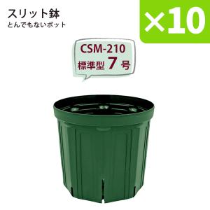 スリット鉢 直径18cm 6号〈深型 ロングタイプ〉 樹脂製 とんでもない