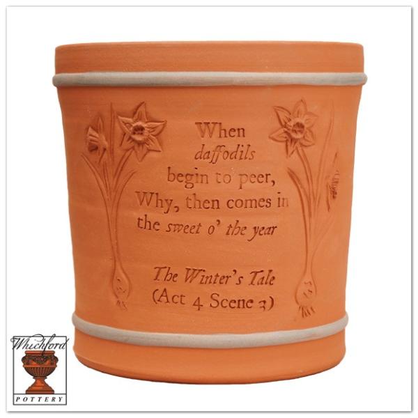 ◆24年6月入荷予定◆ウィッチフォード　テラコッタ　植木鉢　《冬物語》9号鉢相当　英国（イギリス）製...