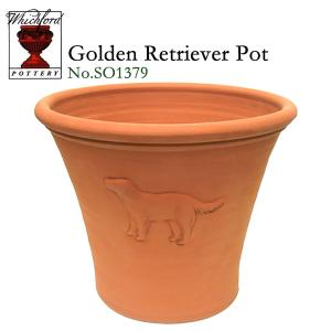 在庫僅少】ウィッチフォード テラコッタ 植木鉢 リリーポット・ユリと
