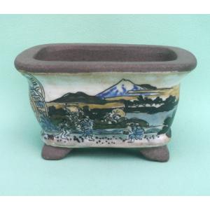 植木鉢 陶翠窯 変形足付3号盆栽鉢 : ヤマコー畑岡幸助商店ヤフー店