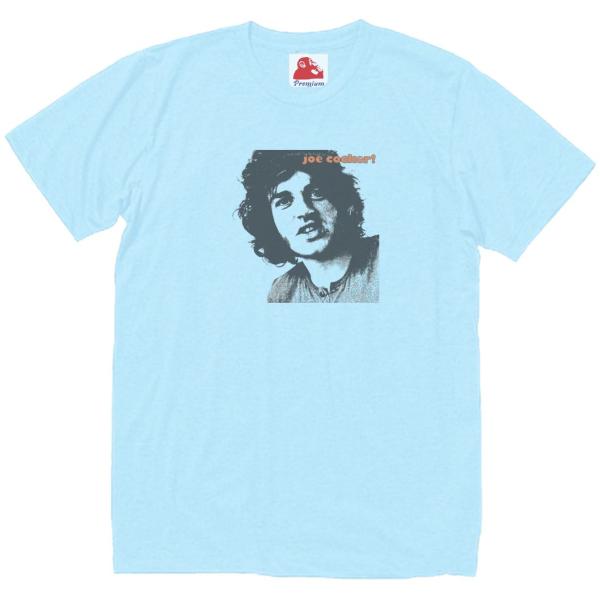 Joe Cocker ジョー コッカー　音楽Tシャツ ロックTシャツ バンドTシャツ　ライトブルー