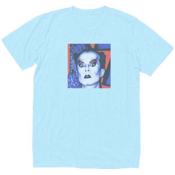 クラウス ノミ  Klaus Nomi　音楽Tシャツ ロックTシャツ バンドTシャツ　ライトブルー