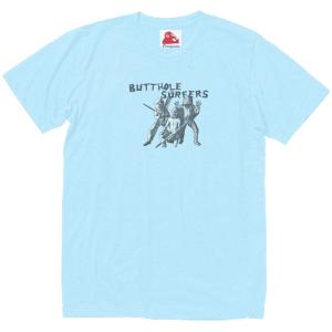 バンド Tシャツ バンド ロック Tシャツ カタカナ ブルース・リー 水色 : Tシャツ専門店