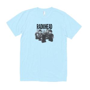 レディオヘッド 音楽Tシャツ ロックTシャツ バンドTシャツ ライト