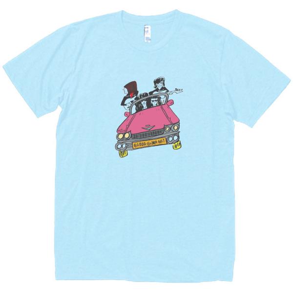 RAMONES　音楽Tシャツ ロックTシャツ バンドTシャツ　ライトブルー