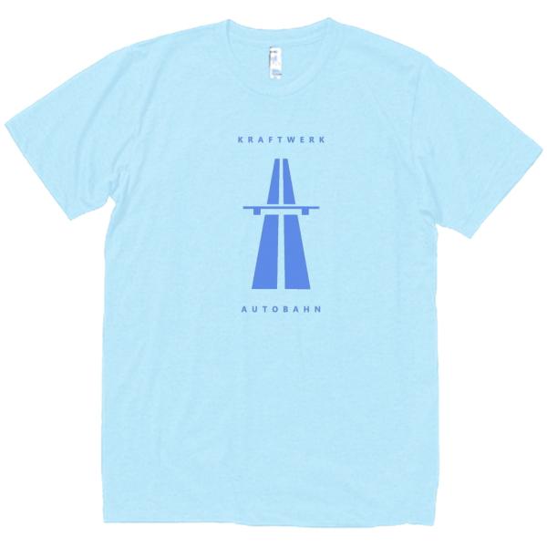 クラフトワーク　 Kraftwerk　音楽Tシャツ ロックTシャツ バンドTシャツ　ライトブルー