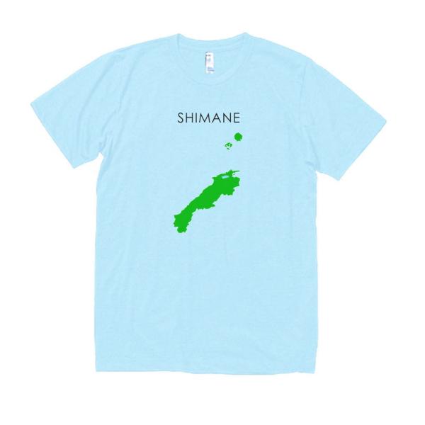 島根県　SHIMANE　都道府県　Tシャツ　ライトブルー