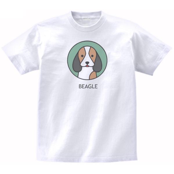 ビーグル　犬　おもしろデザイン　Tシャツ