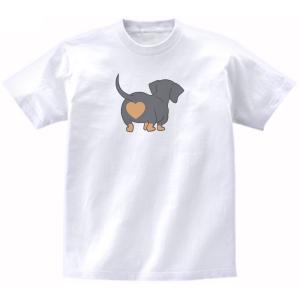 DOG柄ワンポイントTシャツ&ロングパンツ　ダックス ダックスフンド 動物・生き物 Tシャツ : うえきたや - 通販
