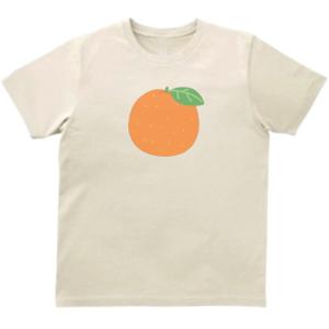 みかん 果物 おもしろデザイン Tシャツ イエロー : うえきたや