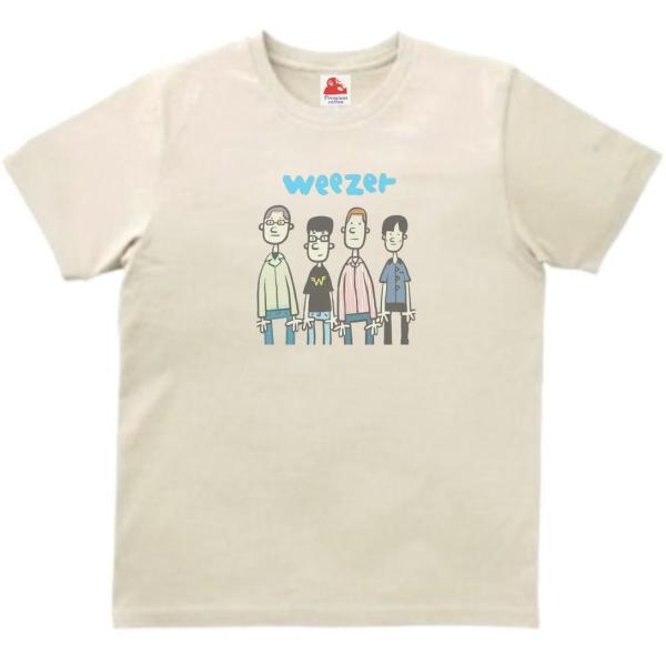 ウィーザー Weezer　音楽Tシャツ ロックTシャツ バンドTシャツ ハイクオリティヘビーウェイト...