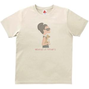 音楽 バンド オードリーヘップバーン 長袖 ロングスリーブ Tシャツ 白