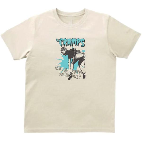 The Cramps クランプス　音楽Tシャツ ロックTシャツ バンドTシャツ ライトベージュ