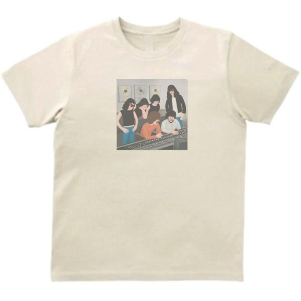 ラモーンズ 英語 Ramones　音楽Tシャツ ロックTシャツ バンドTシャツ　ライトベージュ