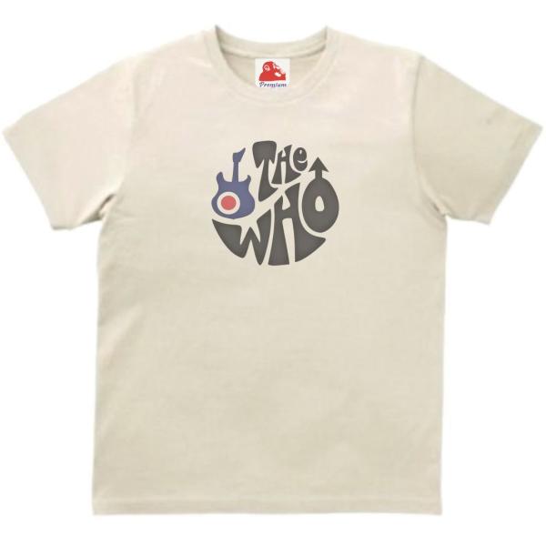 ザ・フー The Who　音楽Tシャツ ロックTシャツ バンドTシャツ　ライトベージュ