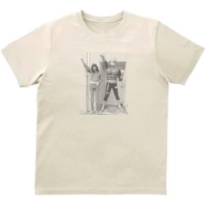 RAMONES ラモーンズ　音楽Tシャツ ロックTシャツ バンドTシャツ　ライトベージュ｜うえきたや