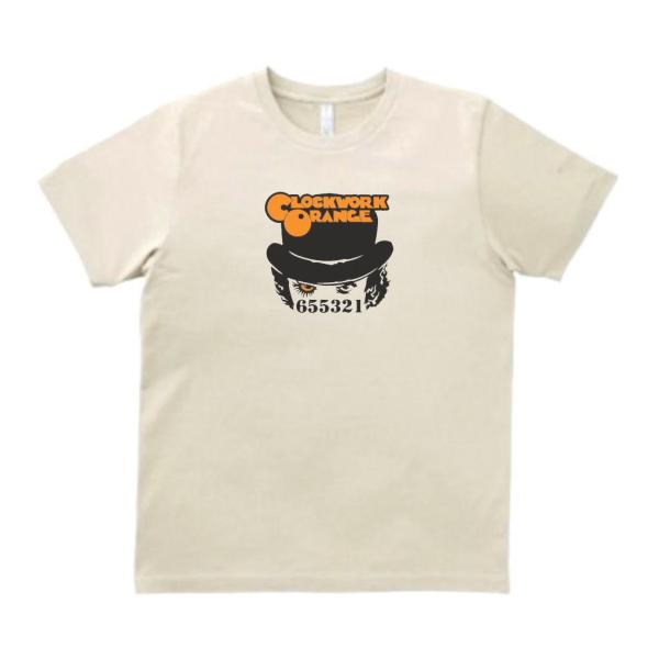 時計仕掛けのオレンジ　音楽Tシャツ ロックTシャツ バンドTシャツ ライトベージュ