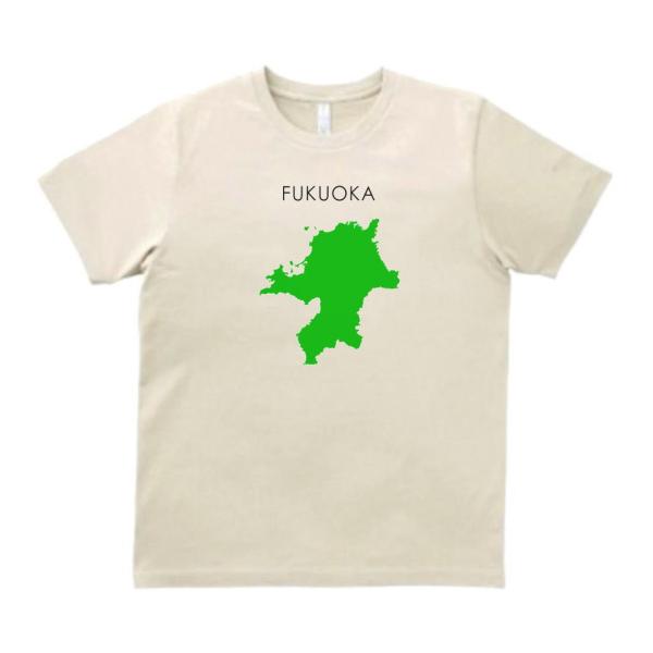 福岡県　FUKUOKA　都道府県　Tシャツ　ライトベージュ