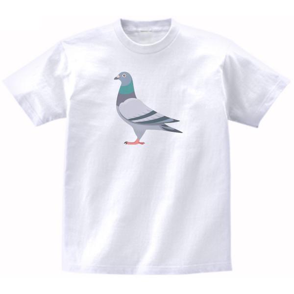 鳥　鳩　ハト　動物・生き物　Tシャツ