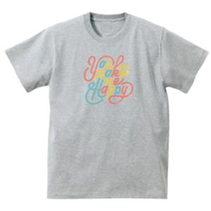 TAKE IT EASY 文字 Tシャツ グレー : うえきたや - 通販 - Yahoo
