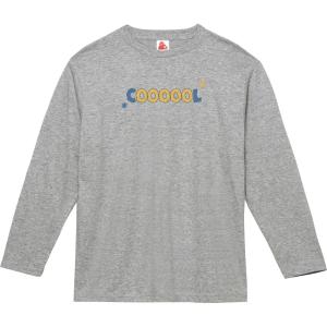 POP 帰ってきたタイムセール 文字 長袖Tシャツ ロングスリーブ グレー