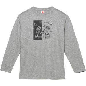 softmachine プリントロングスリーブTシャツ グレーXLサイズ新品 ソフト・マシーン Soft Machine 音楽Tシャツ ロックTシャツ バンドT