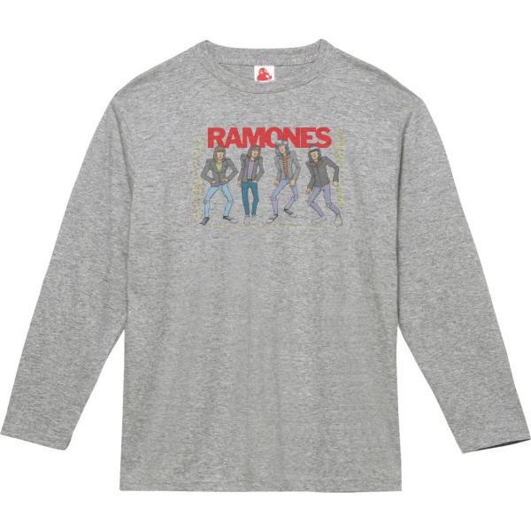 RAMONES ラモーンズ 音楽Tシャツ ロックTシャツ バンドTシャツ 長袖Tシャツ ロングスリー...