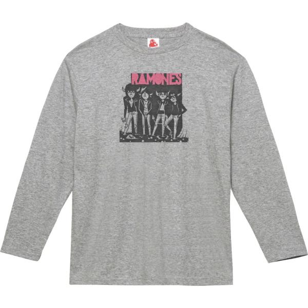 RAMONES ラモーンズ 音楽Tシャツ ロックTシャツ バンドTシャツ 長袖Tシャツ ロングスリー...
