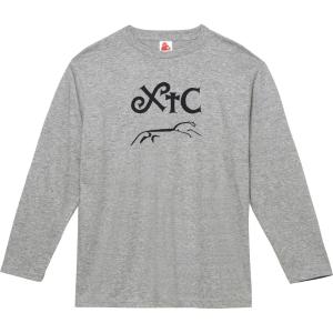 TAKE IT EASY 文字 長袖Tシャツ ロングスリーブ グレー : うえきたや