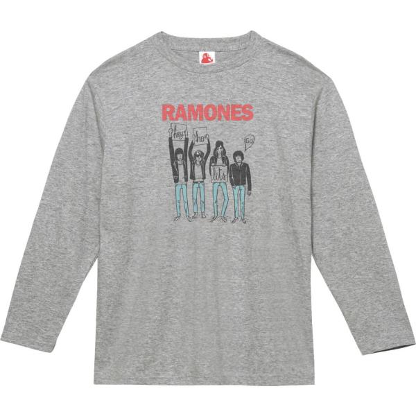 RAMONES  ラモーンズ 音楽Tシャツ ロックTシャツ バンドTシャツ 長袖Tシャツ ロングスリ...