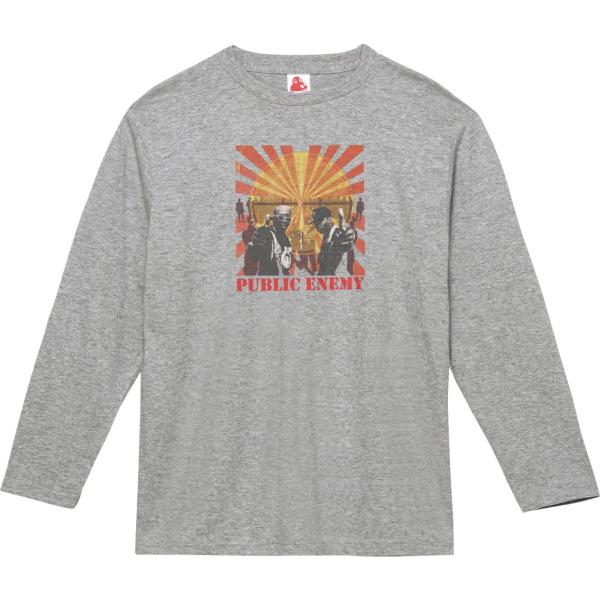 PUBLIC ENEMY 音楽Tシャツ ロックTシャツ バンドTシャツ 長袖Tシャツ ロングスリーブ...